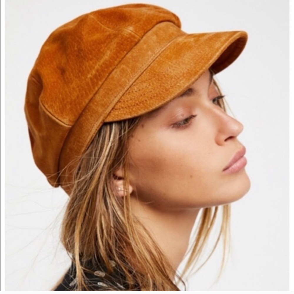 Free people suede hat NWOT